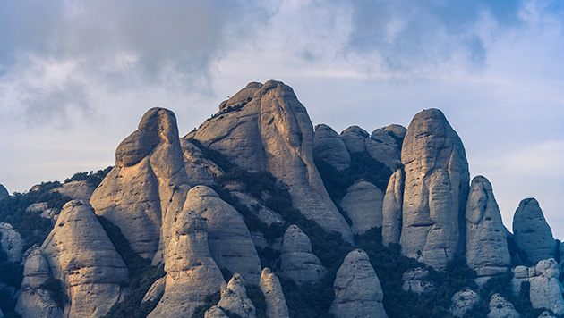 The impressive Massif of Montserrat
